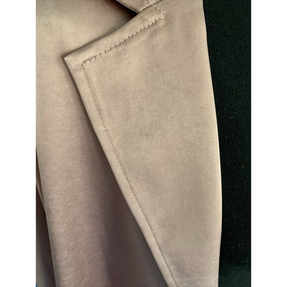 Porter Collective Metallic Pink Blazer Jacket Womens L Pockets Open Front - Picture 8 of 9